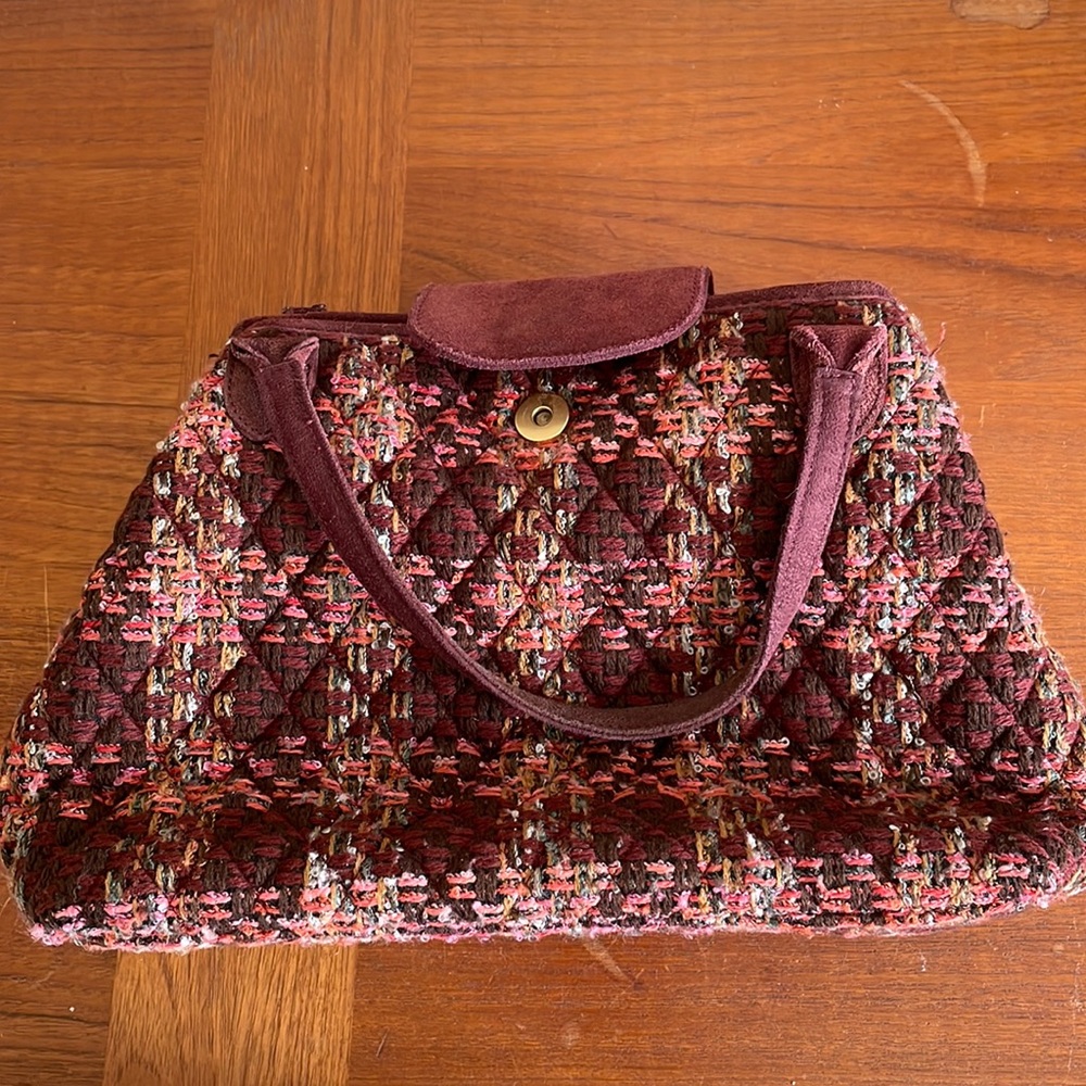 Tweed Vera Bradley bag EUC